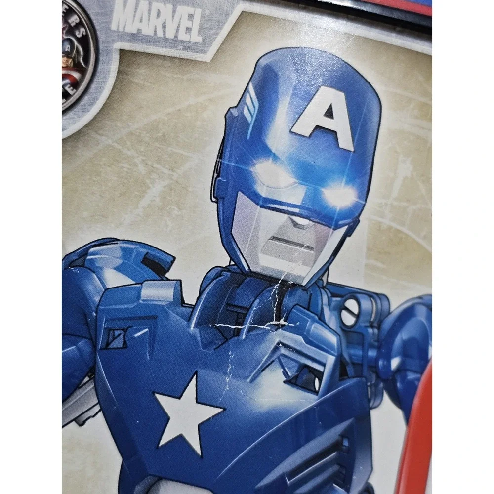 Captain America Mega Bloks 91212 Techbot Marvel 2011 Avengers Damaged Packaging‎